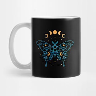 Moth and Moon Mug